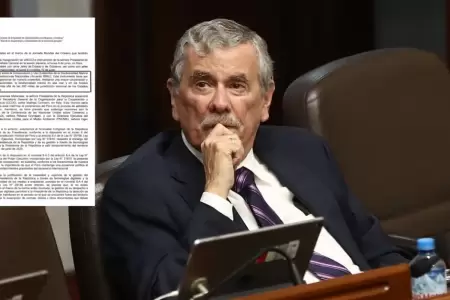 Rospigliosi asegura que desconoca sobre firma de Tratado de Alta Mar