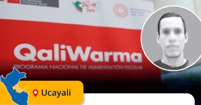 Especialista alimentario de Ucayali detenido por caso Qali Warma.