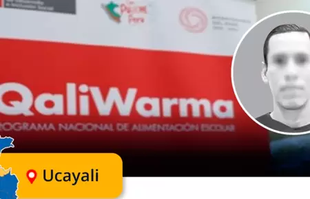 Especialista alimentario de Ucayali detenido por caso Qali Warma.