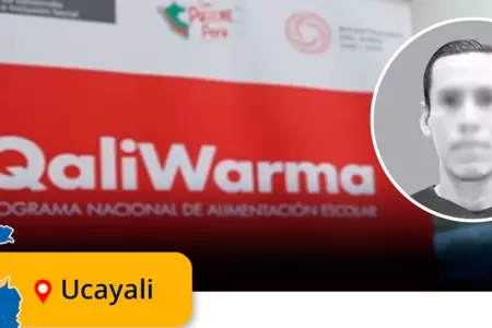 Especialista alimentario de Ucayali detenido por caso Qali Warma.
