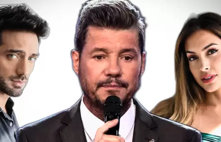 Pablo Heredia, Marcelo Tinelli y Milett Figueroa.