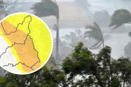 Senamhi advierte fuertes lluvias en Per.