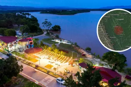 Sismo se registra en la selva peruana esta madrugada.