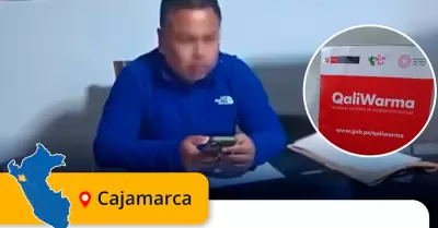 Prisión preventiva para funcionario de Qali Warma en Cajamarca.