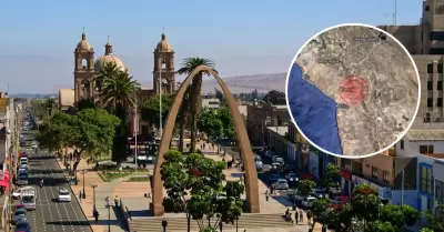 Sismo sacude la ciudad de Tacna esta mañana.