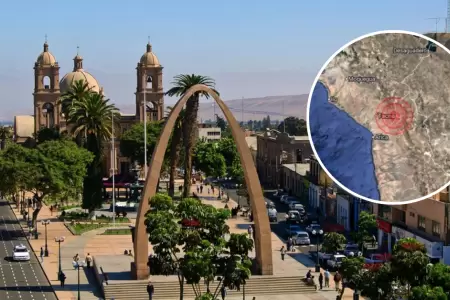 Sismo sacude la ciudad de Tacna esta maana.