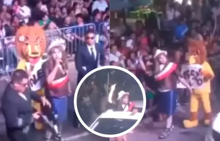 Fiscala abre investigacin por parodia a Dina Boluarte durante pasacalle en Ca