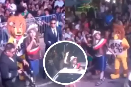 Fiscala abre investigacin por parodia a Dina Boluarte durante pasacalle en Ca