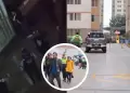 A balazos y machetazos: Presuntos criminales se enfrentaron dentro de condominio en Comas