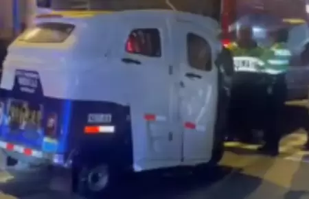 Disparan en 10 oportunidades a un vehículo menor en Chorrillos.