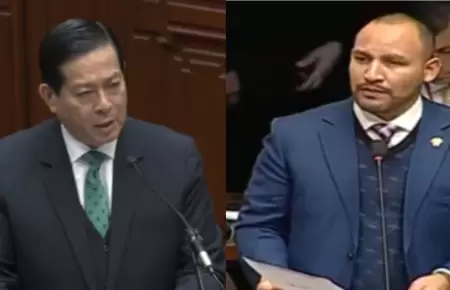 Muante responde a Eduardo Arana en debate por voto de confianza