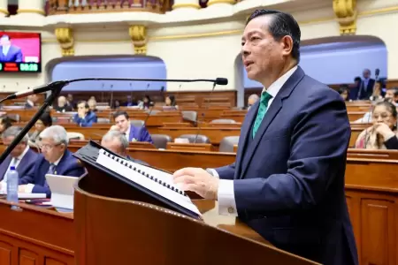 Pleno del Congreso otorga voto de confianza al Gabinete Arana.