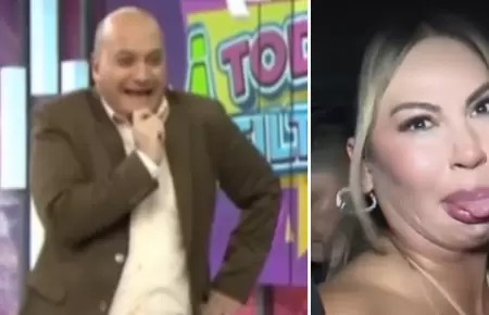 Metiche, conductor de TV, queda en shock al ver los pies de Pamela Lpez.
