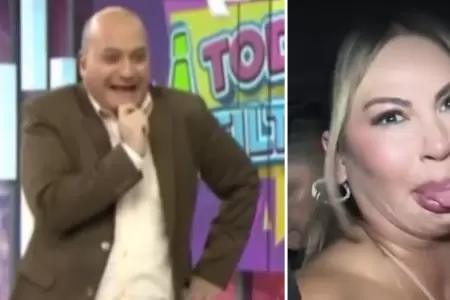Metiche, conductor de TV, queda en shock al ver los pies de Pamela Lpez.