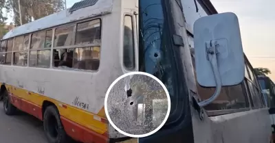 SMP: Atacan a balazos dos buses cerca de la Av. Canta Callao
