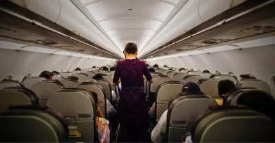 interior del avión