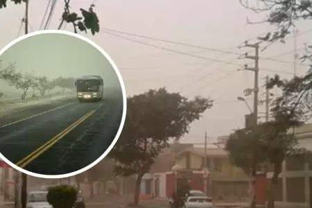 Senamhi advierte vientos intensos en Per.