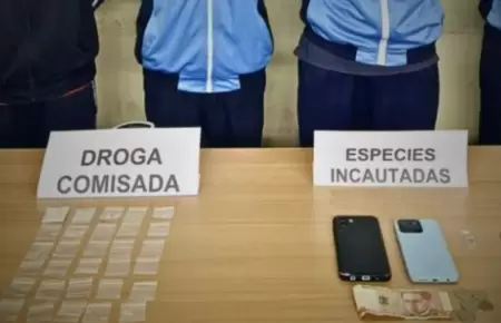 Menores de edad vendan drogas