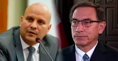 Alejandro Salas y el expresidente Martín Vizcarra.