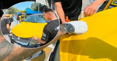 Vinilado amarillo para taxistas.