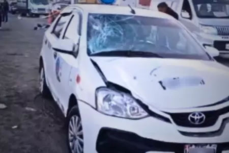 hombre falleci tras ser arrollado por un taxi