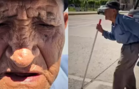 Abuelito asegura que sus hijos lo abandonaron