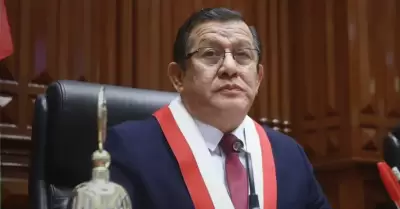 Eduardo Salhuana, presidente del Congreso.