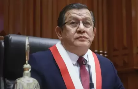 Eduardo Salhuana, presidente del Congreso.