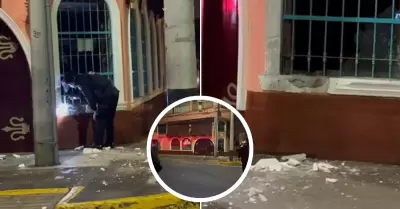 Detonan artefacto explosivo en conocida anticuchería de SJL