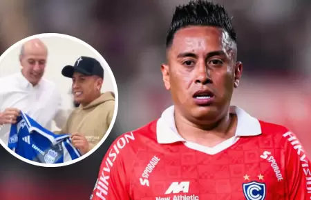 Christian Cueva se despide de Cienciano.