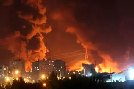 Israel lanza ataques areos sobre Irn.