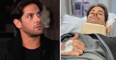 Andrés Wiese sufre accidente y es llevado a clínica.