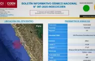 COEN reporta un muerto y cinco heridos tras sismo de magnitud 6.1 en Lima y Callao