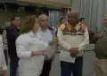 Dina Boluarte llega al COEN para monitorear las incidencias por el sismo de magnitud 6.1