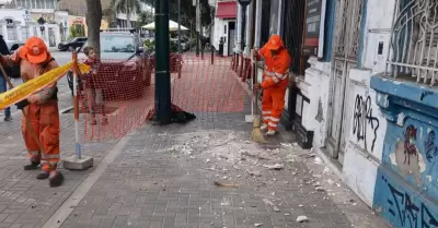Municipalidad de Barranco atiende emergencias tras sismo.