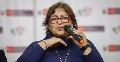 Fanny Montellanos, ministra de la Mujer.