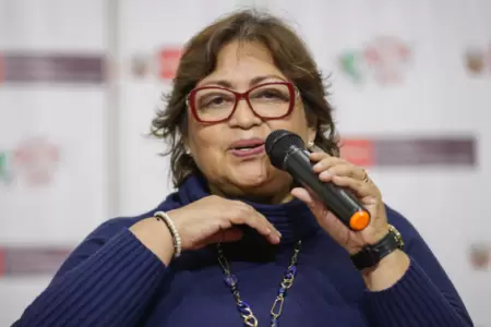 Fanny Montellanos, ministra de la Mujer.