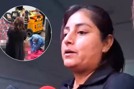 Hermana de mototaxista fallecido tras sismo.
