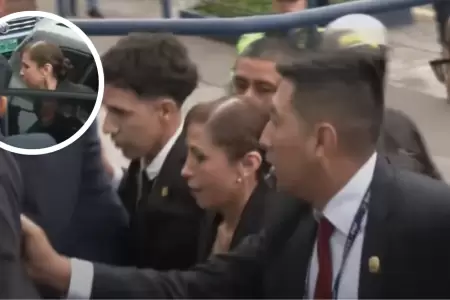 Patricia Benavides llega a la sede del Ministerio Pblico