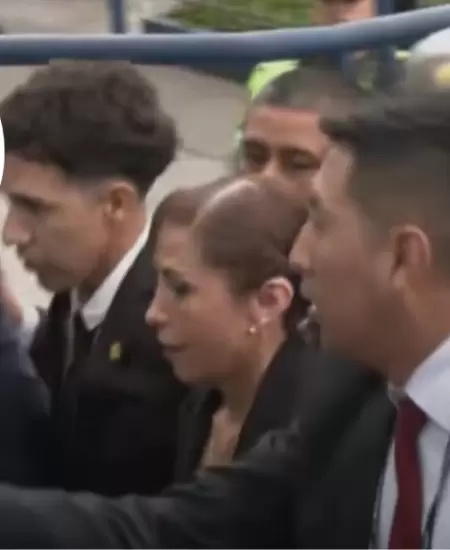 Patricia Benavides llega a la sede del Ministerio Público