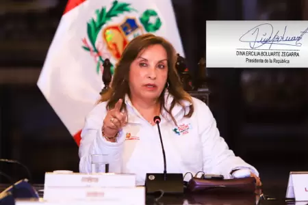 Dina Boluarte podra afrontar cargos por falsedad genrica