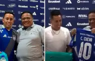 Presidente de Emelec se rinde ante Christian Cueva al darle la camiseta '10': "Va a cambiarle la cara al club"