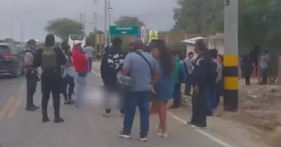Piura: Joven madre sale a buscar trabajo y pierde la vida atropellada por un bus