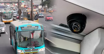 Cámaras en transporte público.
