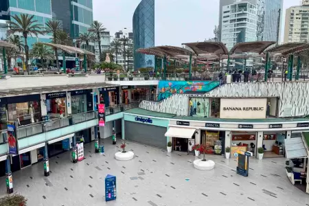 Centro comercial Larcomar, en Miraflores.