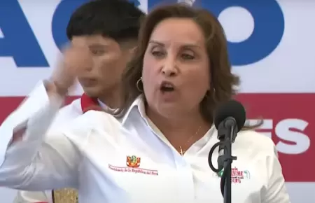 Piura: Dina Boluarte responde a crticas contra su Gobierno