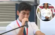 Estudiante critica EN VIVO a Dina Boluarte y le hace pasar momento incmodo: Queremos un Gobierno a la altura