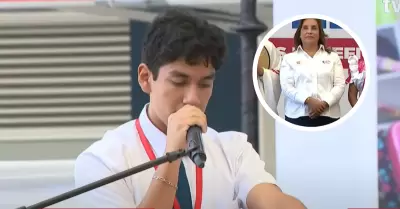Estudiante critica EN VIVO a Dina Boluarte y le hace pasar momento incómodo