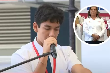 Estudiante critica EN VIVO a Dina Boluarte y le hace pasar momento incmodo