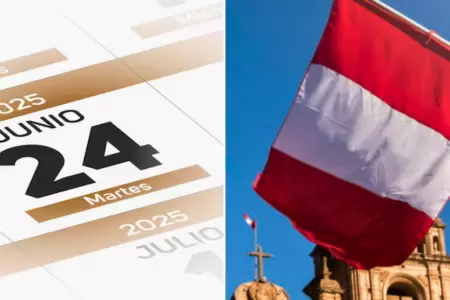 Decreto Ley establece feriado no laborable en Perú.